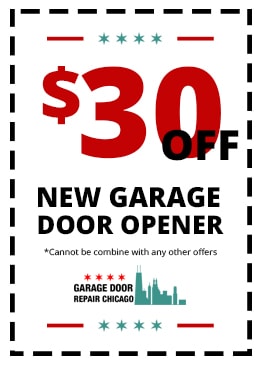 $30 off new garage door opener